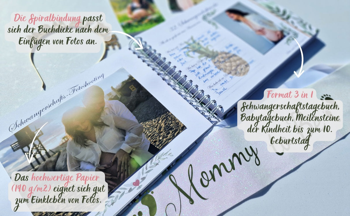 Die Spiralbindung – Detail Peneloppe Buch